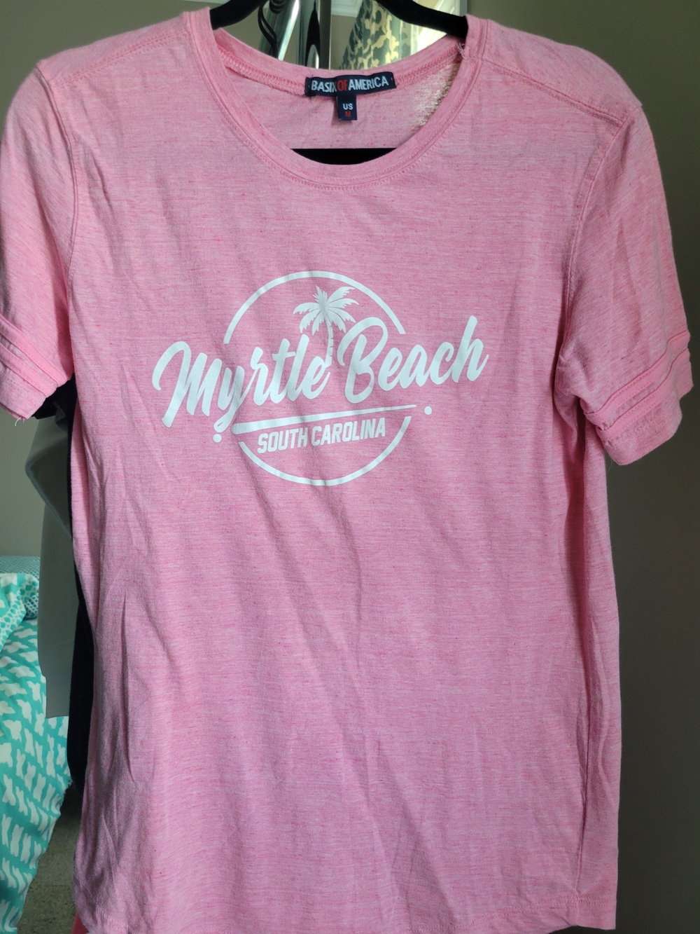 Pink Myrtle Beach Graphic Tee - Womens M